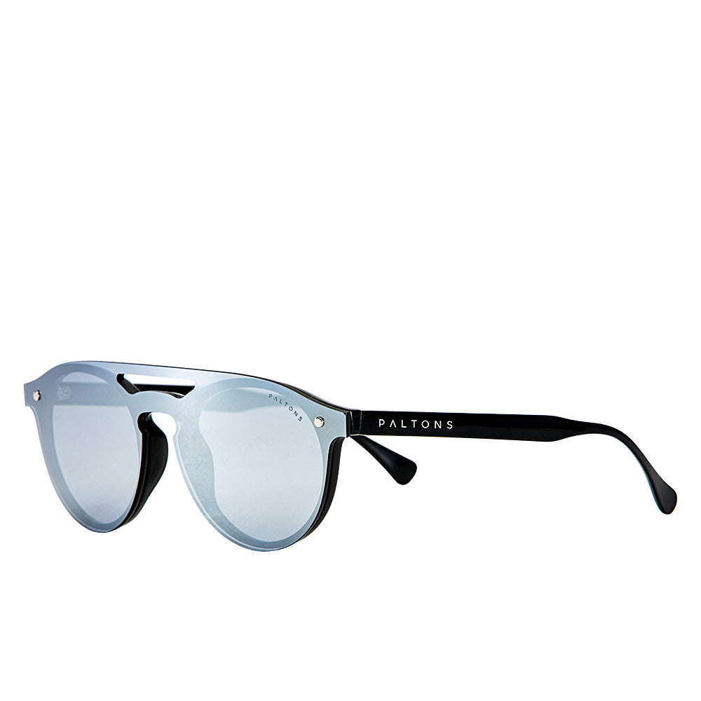 Natuna Unisex Sunglasses in Black & Silver