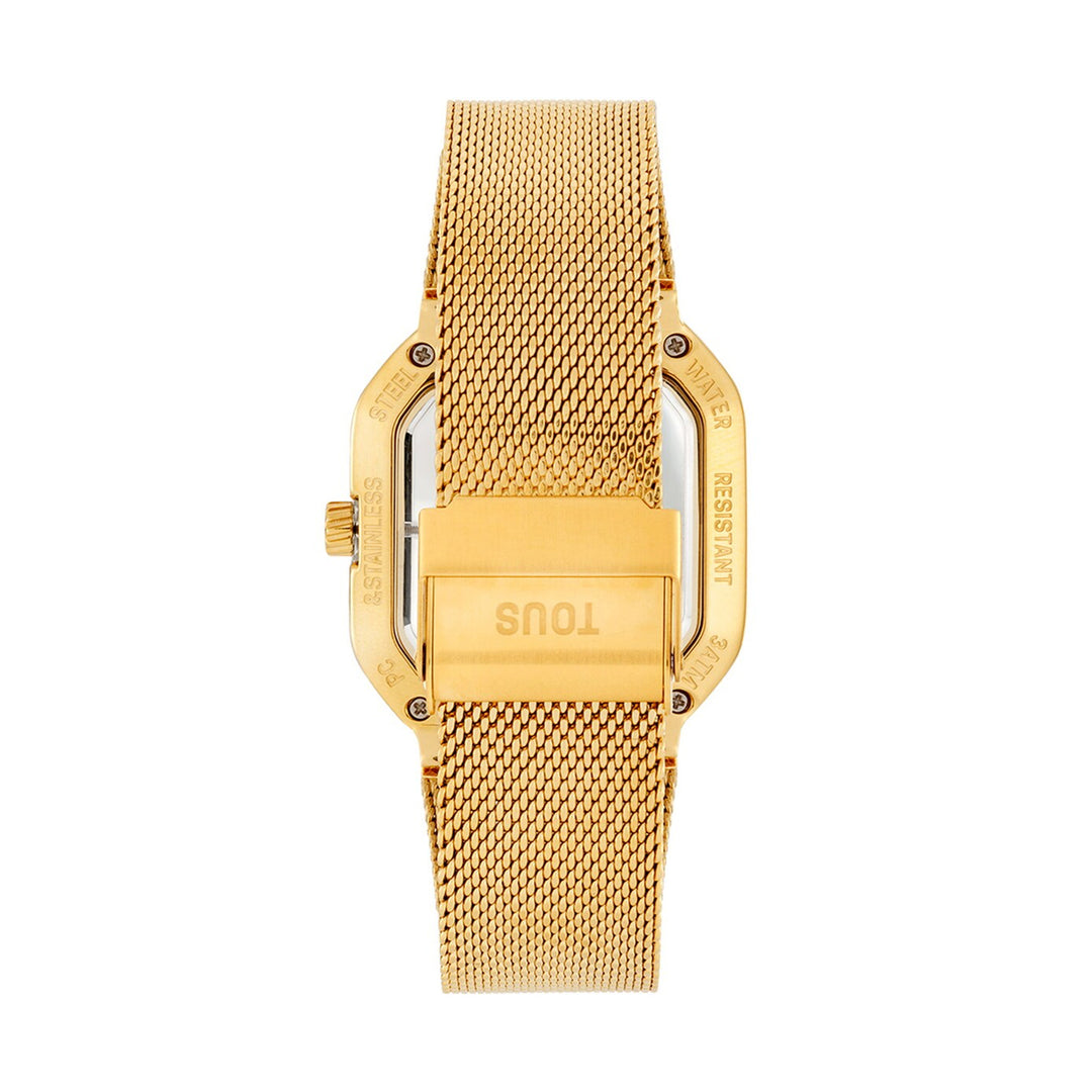 Timeless Gold-Tone Mesh Elegance