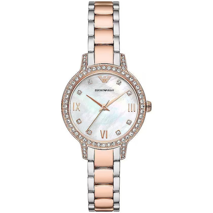 Emporio Armani Rose Gold Two-Tone Watch