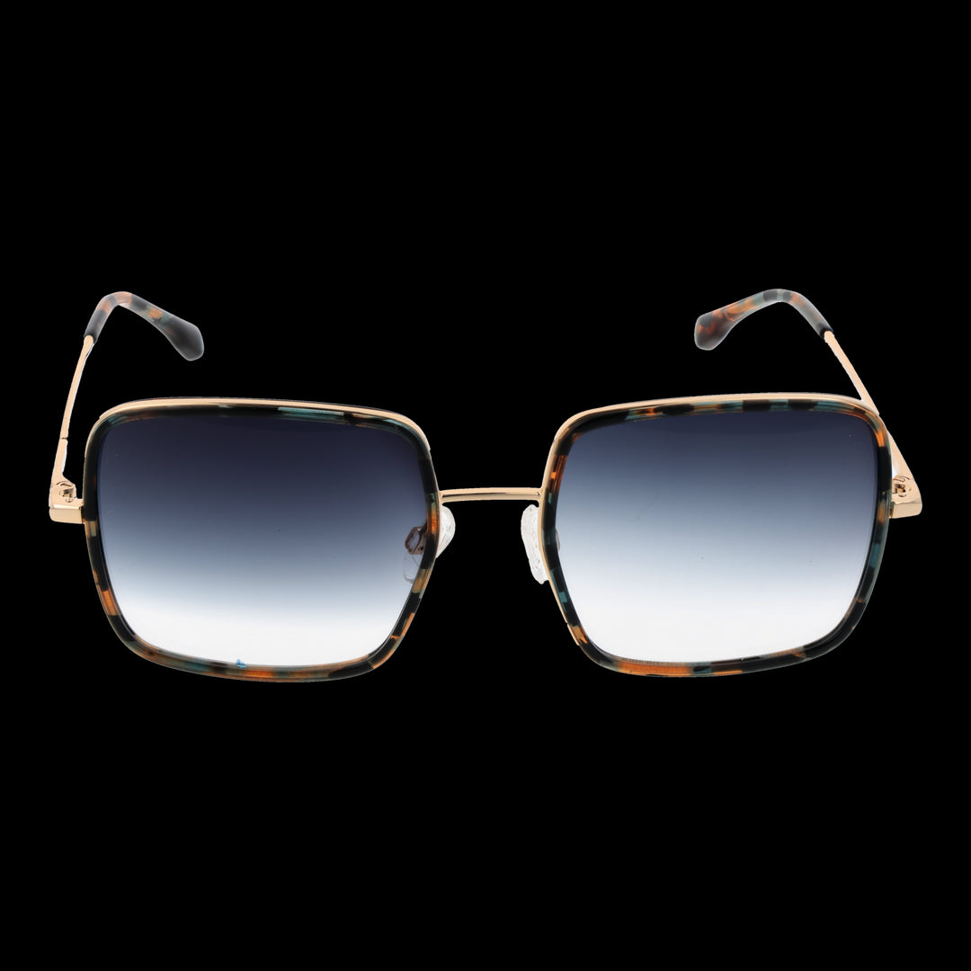 Timeless Elegance in Gradient Blue and Tortoiseshell