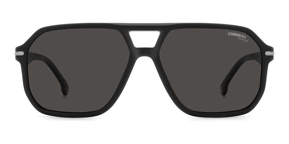 Sleek Black Aviator with Polarized Precision