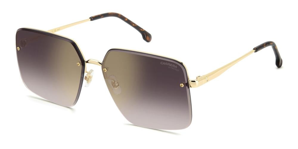 Sophisticated Gold Frame with Brown Gradient Lenses