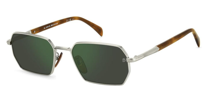 Silver Frame Sunglasses with Brown Tortoiseshell Temples