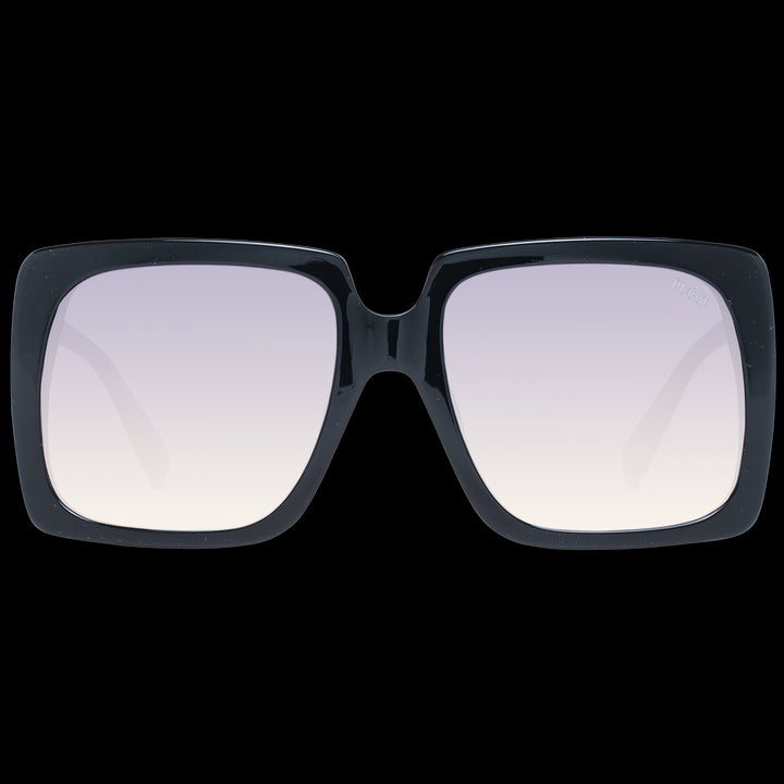 Sculpted Contrast Square Sunglasses