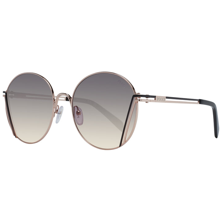 Radiant Rose Gold Gradient Sunglasses