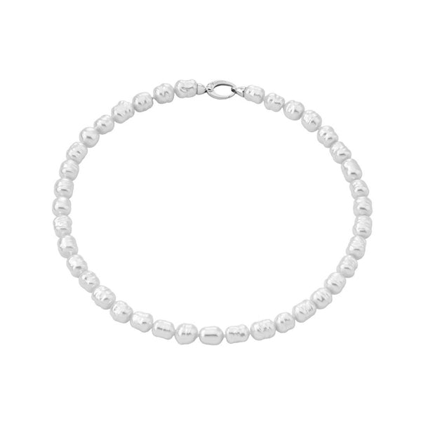 Timeless White Pearl Elegance Necklace