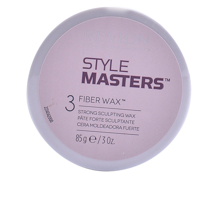 Small 85 g tin of fibre wax styling paste for all hair types