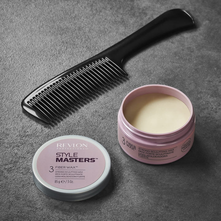 Small 85 g tin of fibre wax styling paste for all hair types