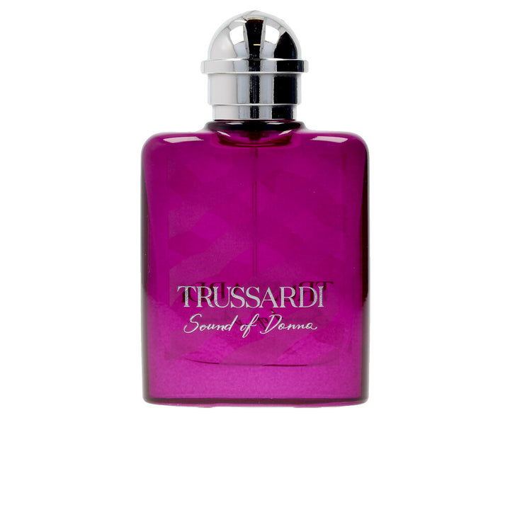 Fuchsia glass bottle of Oriental Floral Eau de Parfum, 30 ml, pink perfume bottle