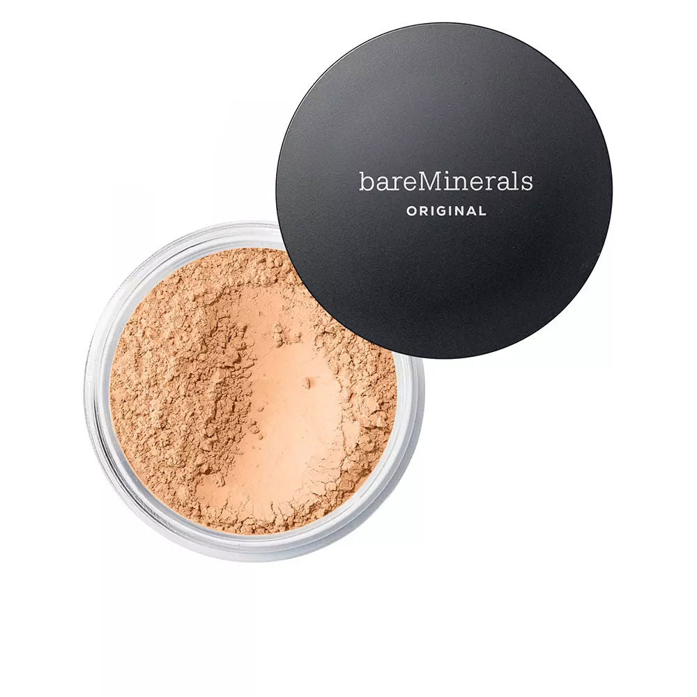 Loose mineral powder foundation in 16 Golden Nude, 8 g jar, SPF 15