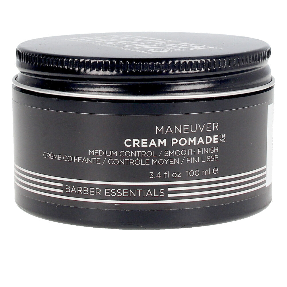 100 ml cream pomade jar, soft hold wax for Unisex styling
