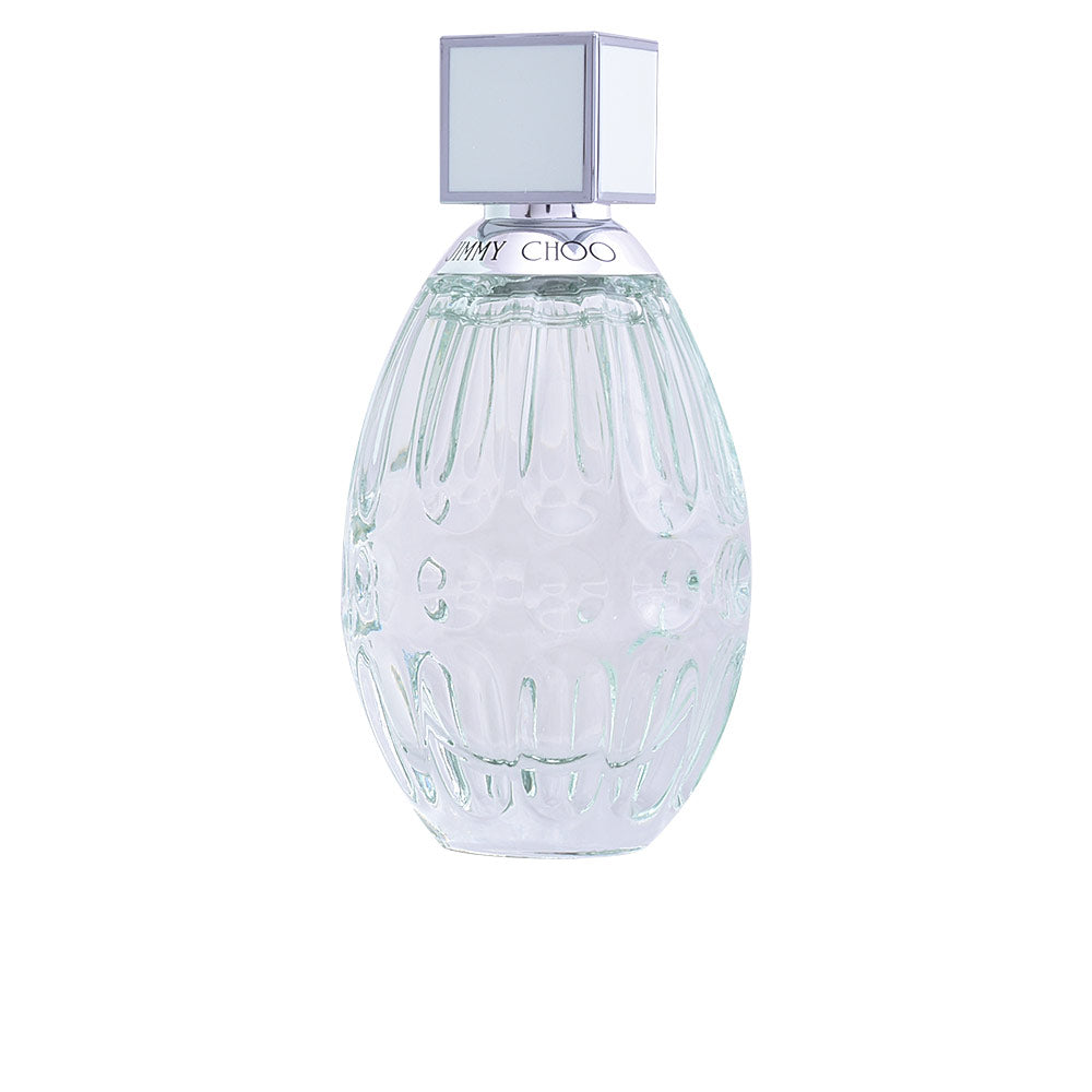 Rounded aqua-glass perfume bottle containing 60 ml floral-fruity Eau de Toilette for Women