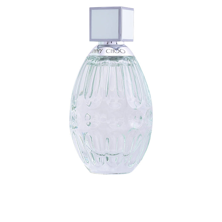 Rounded aqua-glass perfume bottle containing 60 ml floral-fruity Eau de Toilette for Women