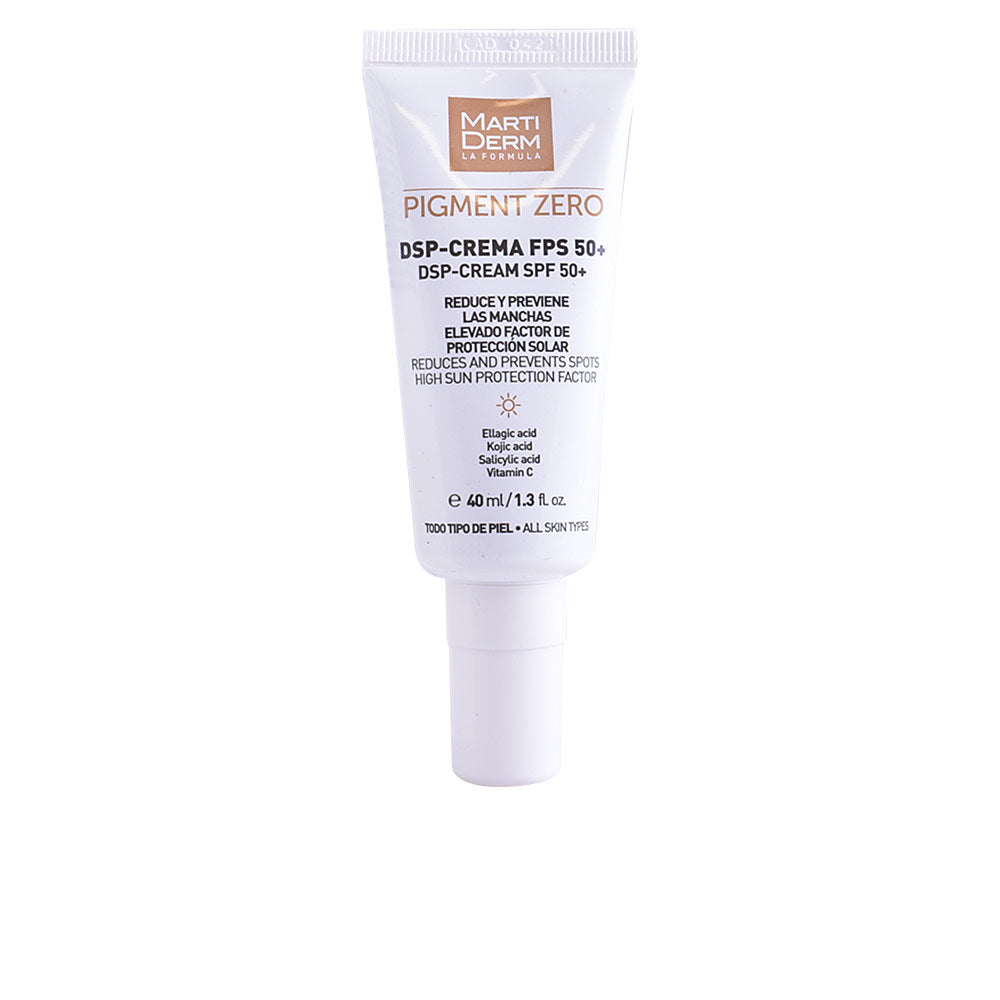 40 ml tube of SPF 50+ brightening pigment cream, velvety emulsion