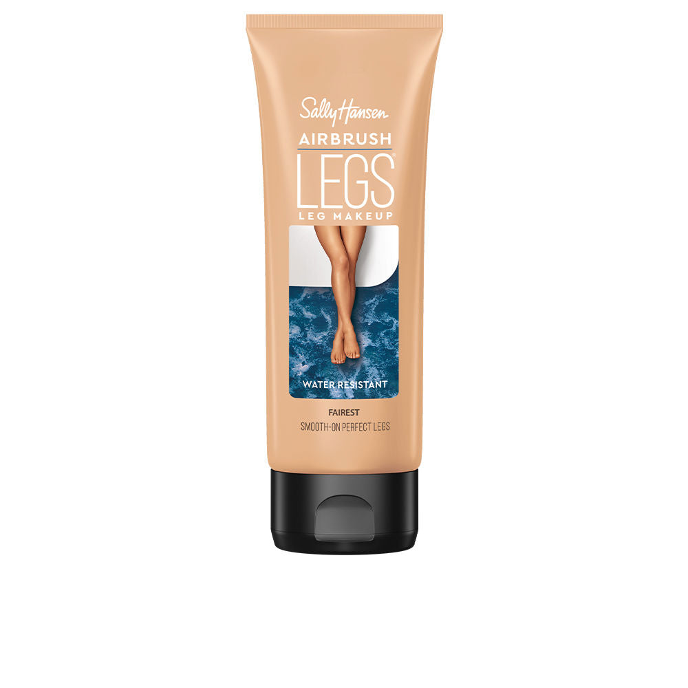 125 ml bottle of lightweight airbrush leg self-tanning lotion, fairest shade, satin finish