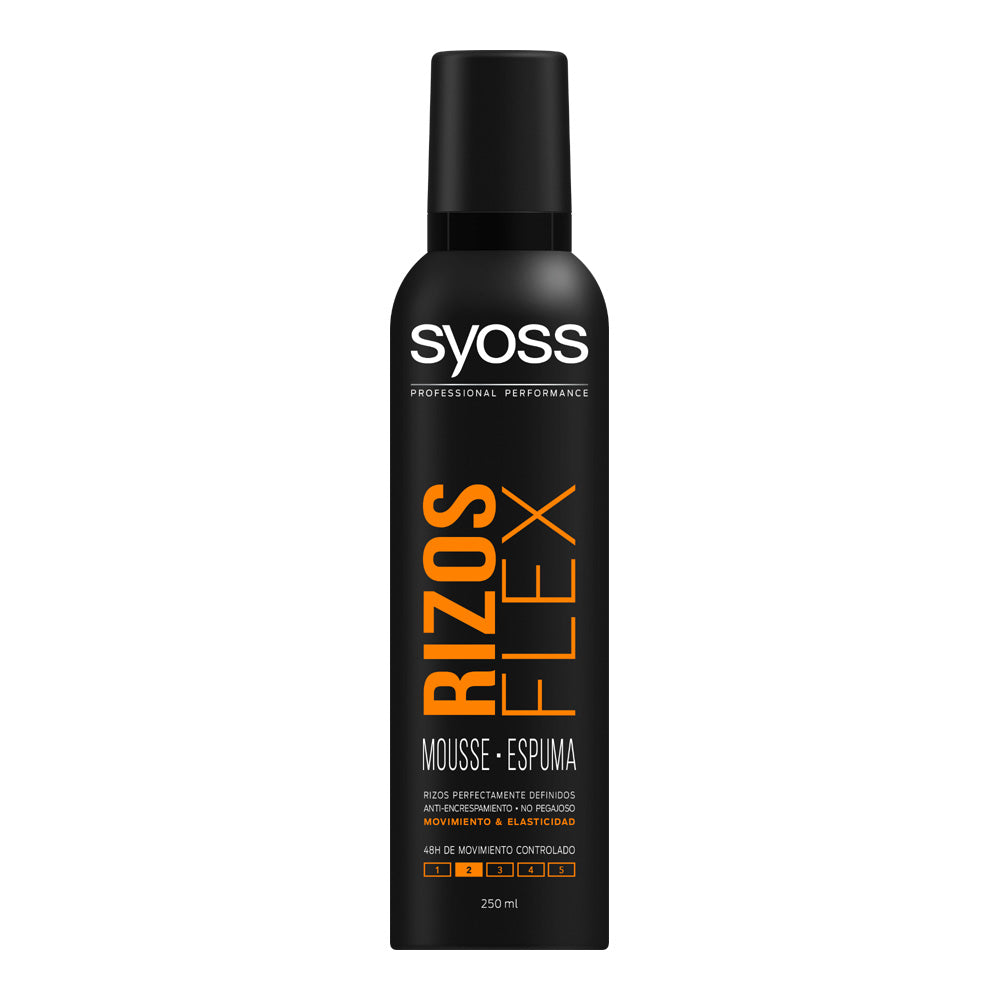 250 ml aerosol mousse canister with curl-defining formula, aloe-inspired design