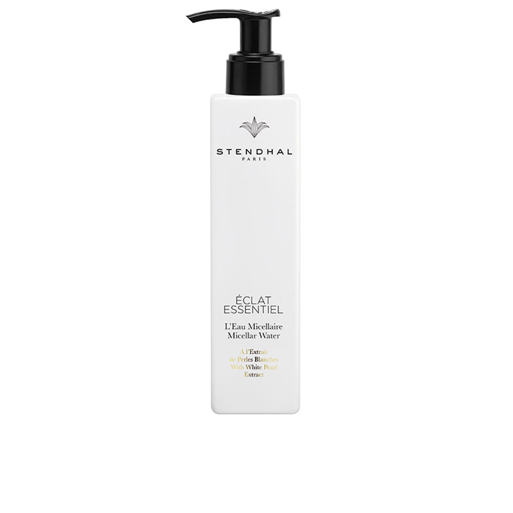 Clear 200 ml micellar water bottle with hydrolysed pearl extract for Women
