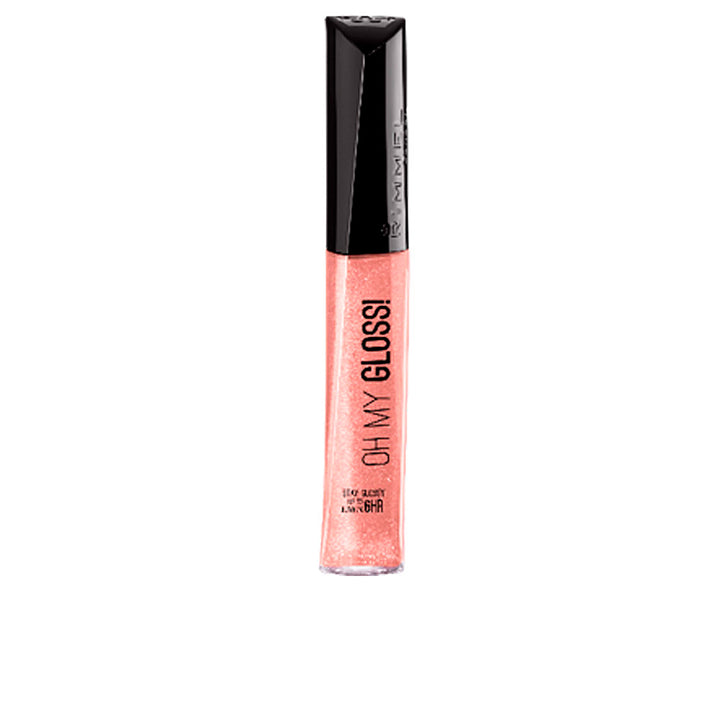 Clear glossy lip product in wand applicator; 22.6 g tube, coconut-infused formula