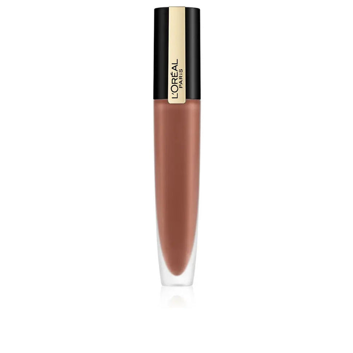 Slim tube of matte liquid lipstick, shade 117-Naturelle, 7 ml