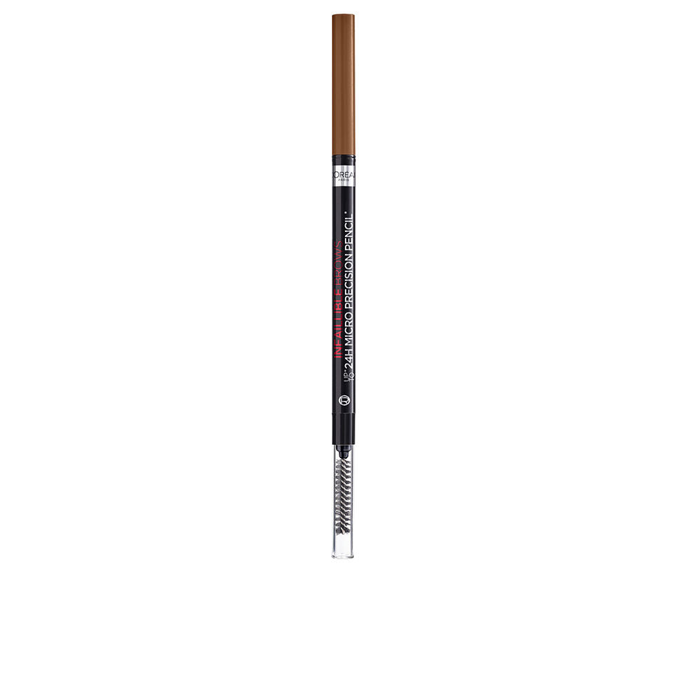 Slim auburn eyebrow pencil with extra-fine oval tip, 1 g compact pencil