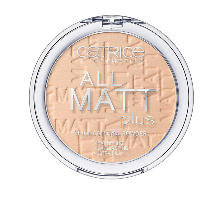 Compact pan of sand beige matte powder, 10 g, unisex packaging