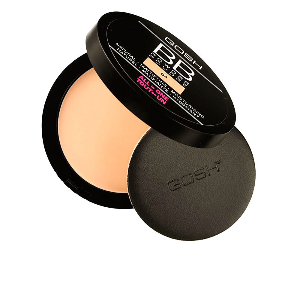 Compact BB powder in shade 04 Beige with applicator puff, 6.5 g compact