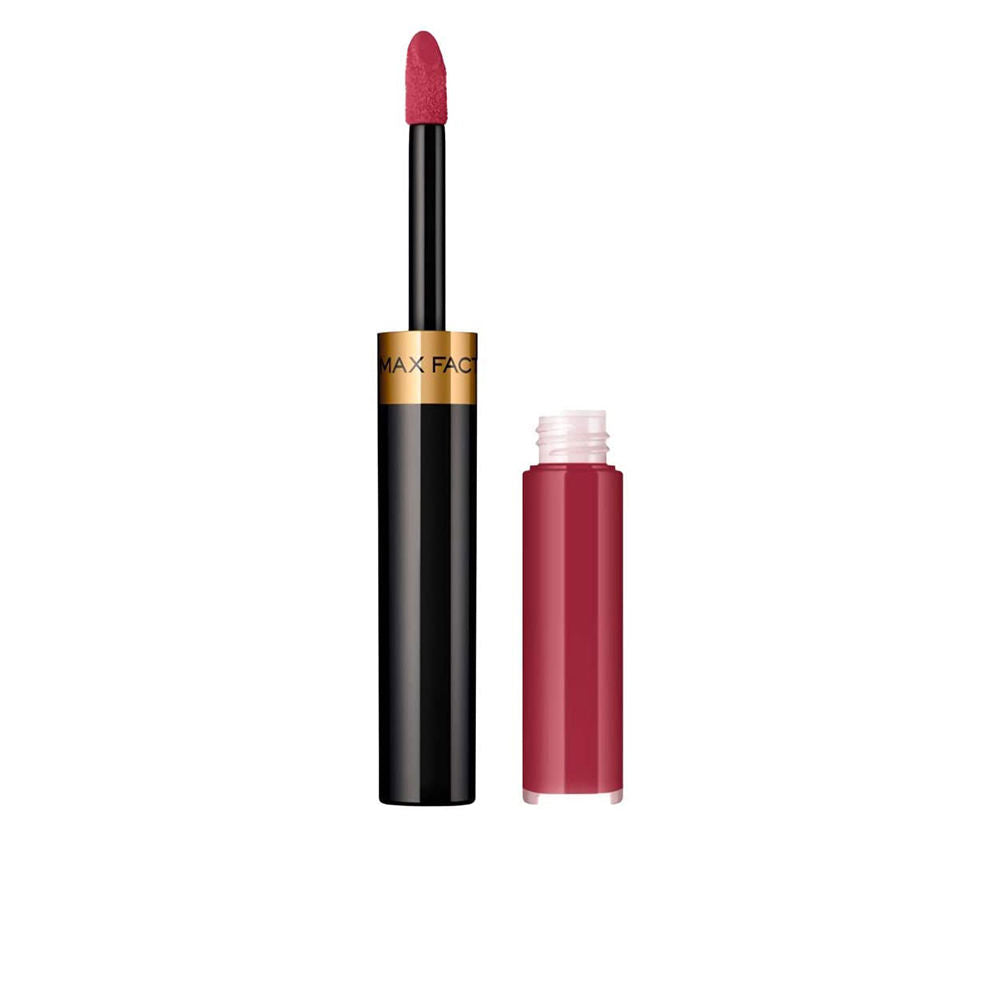 Slim two-step liquid lip: deep red pigment with clear balm, 2.3 ml
