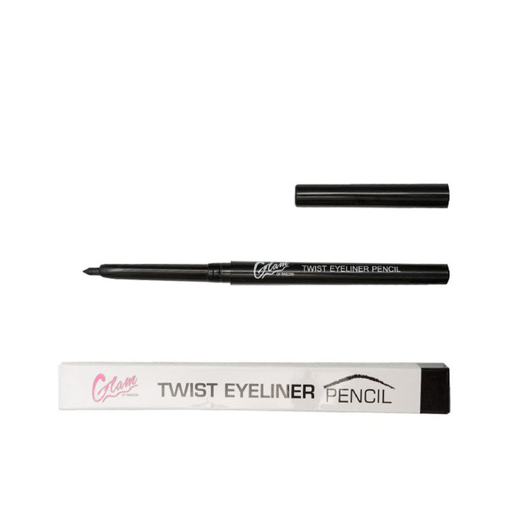 Slim automatic black twist eyeliner pencil in slim barrel
