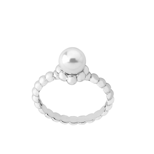 Timeless White Pearl Elegance Ring