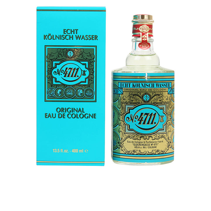 400 ml clear flacon of citrus eau de cologne with heritage label, Unisex