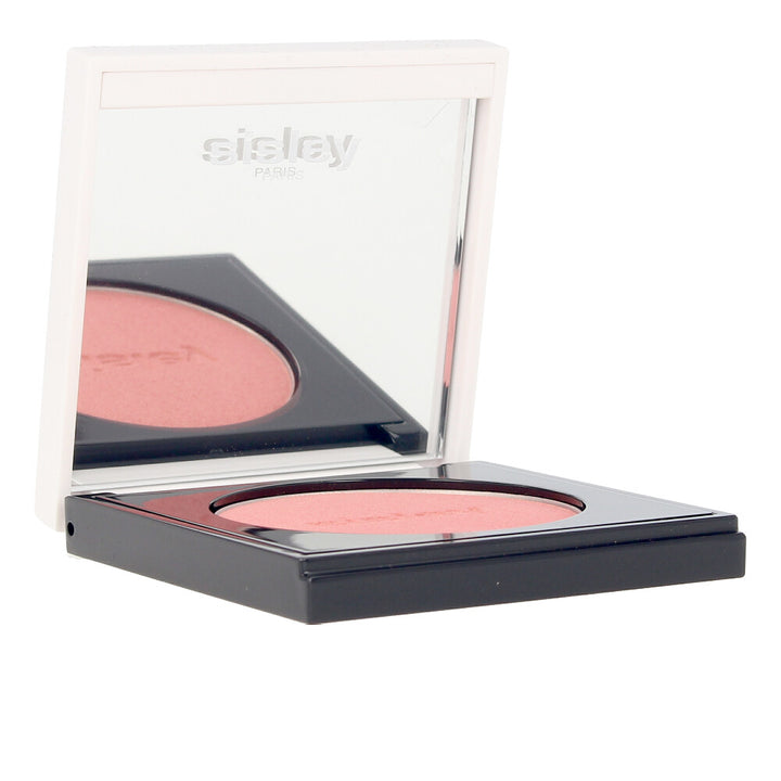 Compact duo blush in golden rose with two complementary powder shades, compact closed