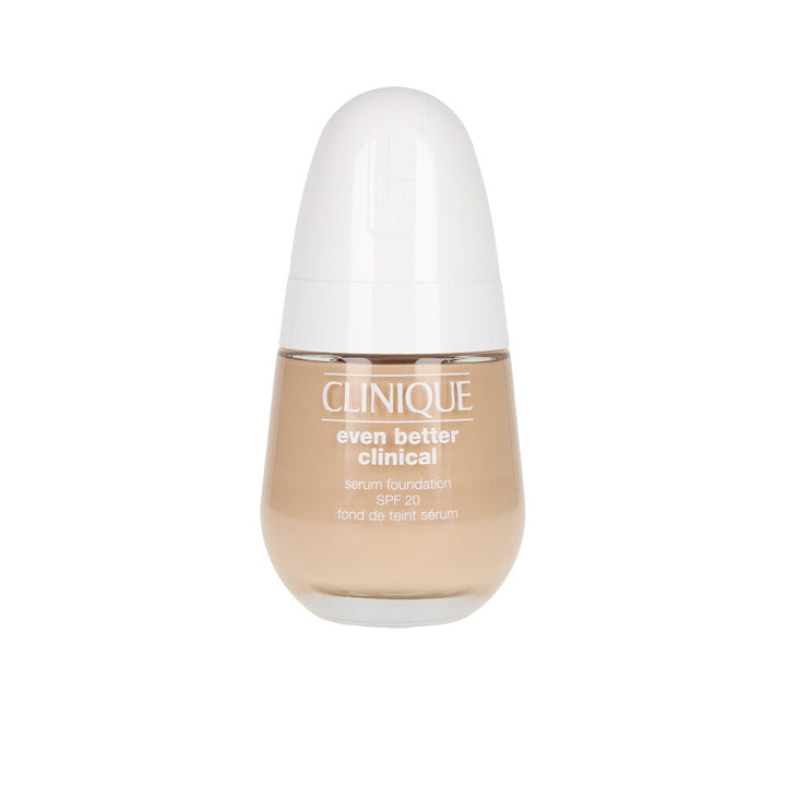 30 ml glass serum foundation bottle, ivory shade, pump dispenser