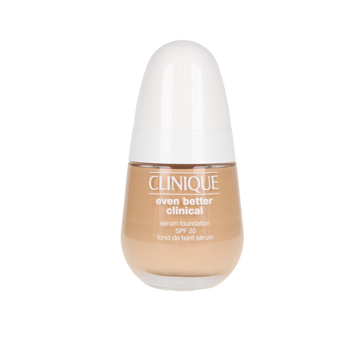 30 ml glass serum foundation bottle, ivory shade, pump dispenser