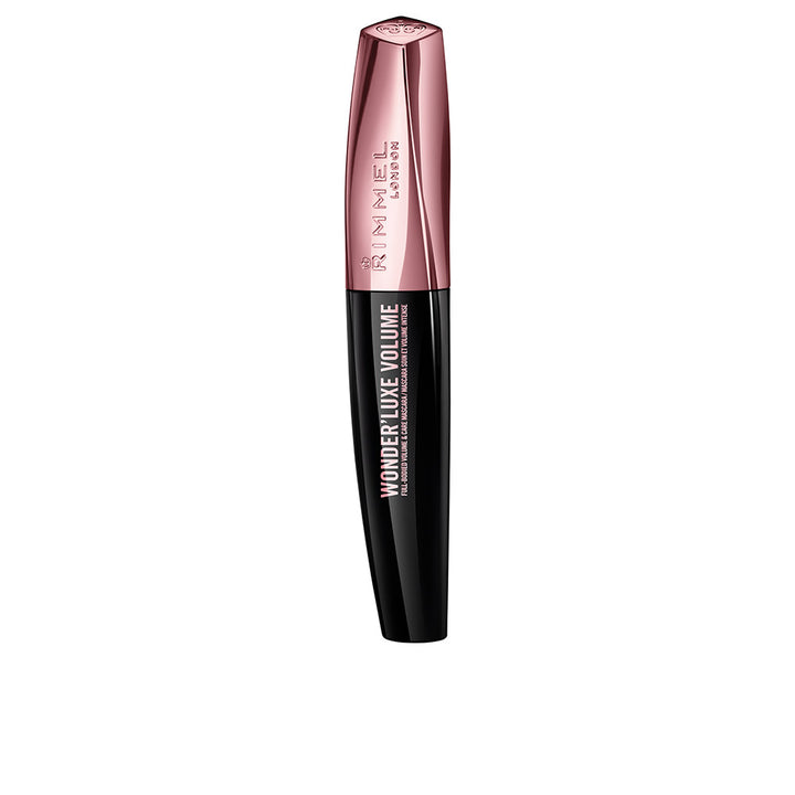 Black volumising mascara tube and curved wand, 11 ml, Unisex