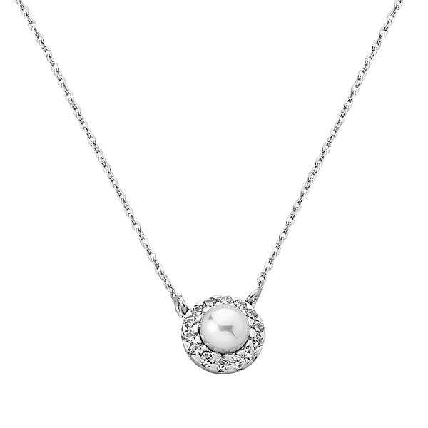 Timeless Silver Pearl Elegance Pendant
