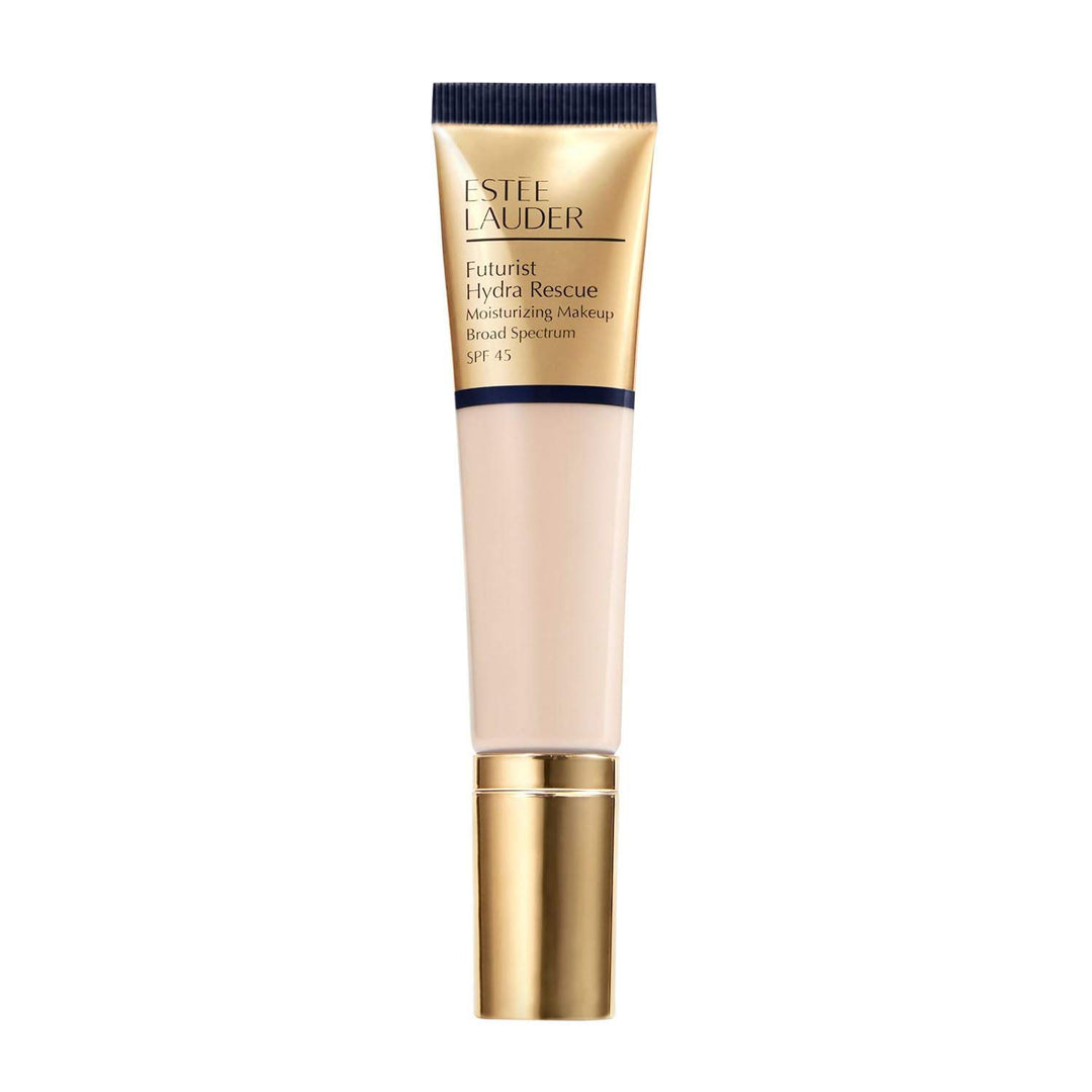 Bottle of hydrating SPF45 tinted foundation in shade 1N2 ecru