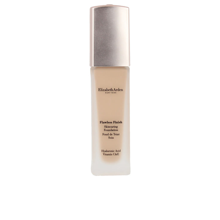 30 ml bottle of lightweight matte foundation in shade 410N, fluid texture