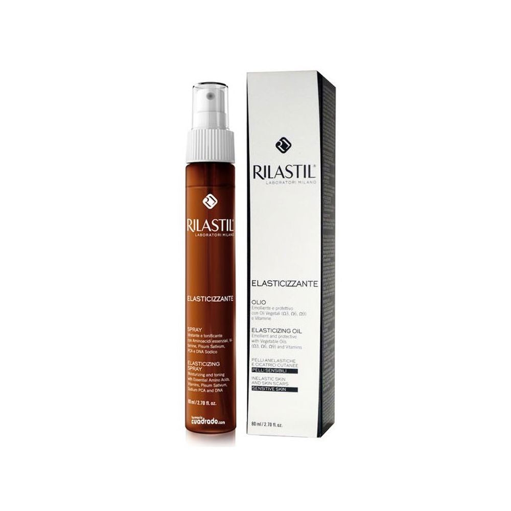 80 ml clear bottle of light body oil with argan and sacha inchi oils, Unisex