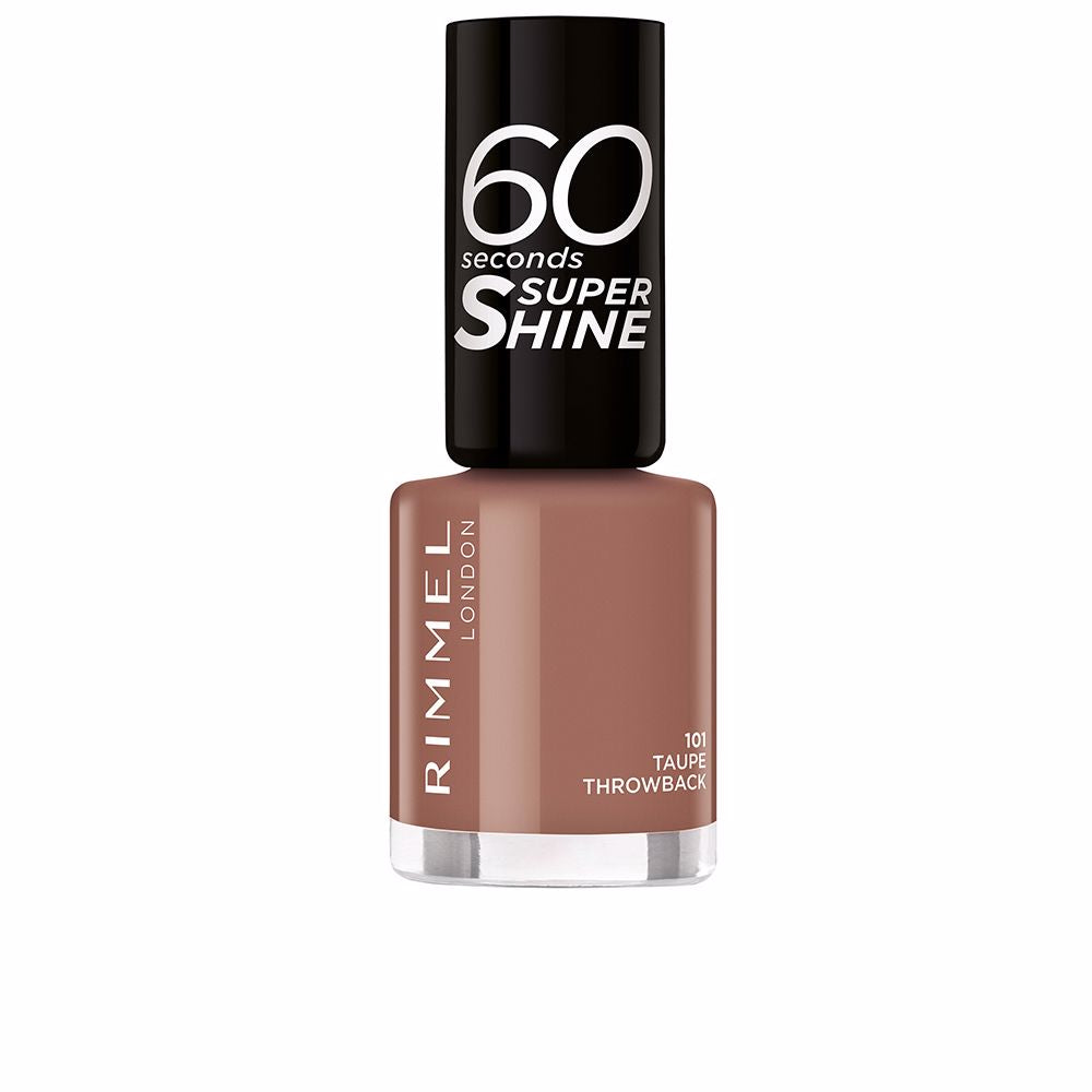 8 ml bottle of high-gloss, quick-dry nail polish with precision brush