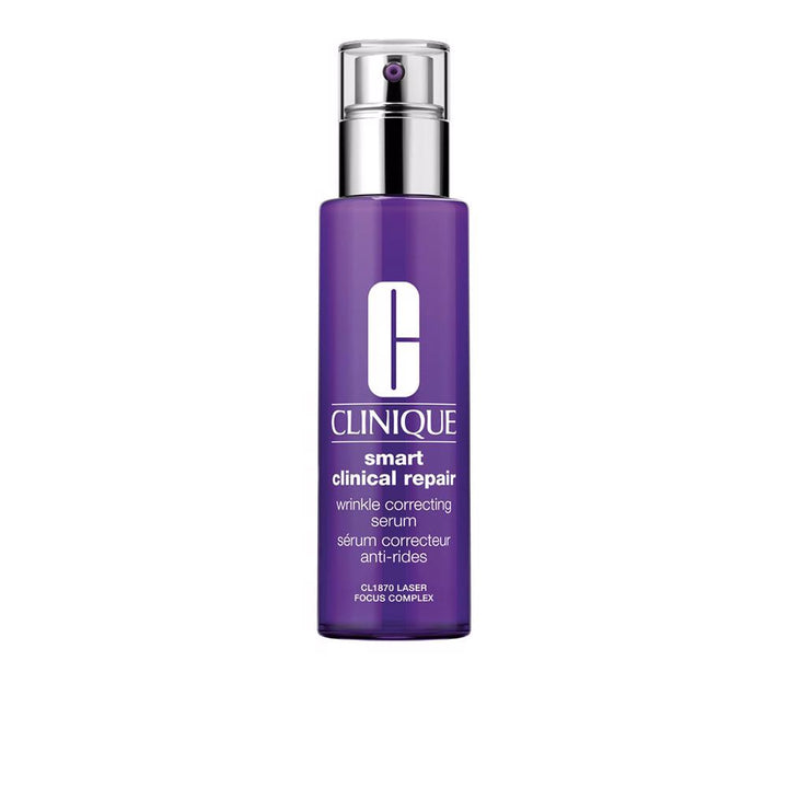 50 ml amber serum bottle with pump; compact clinical treatment for Women