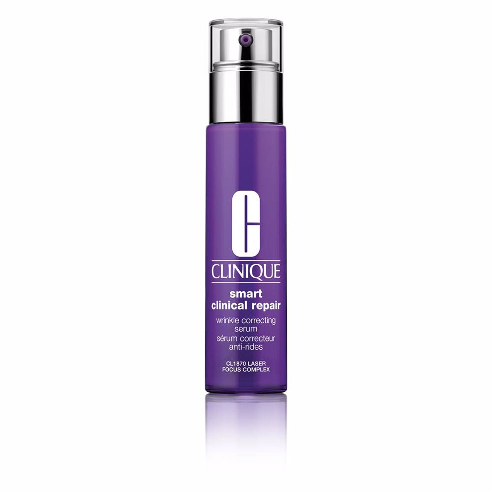 50 ml amber serum bottle with pump; compact clinical treatment for Women