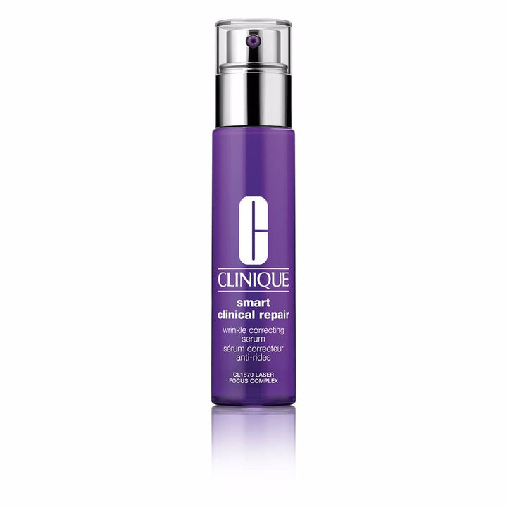 50 ml amber serum bottle with pump; compact clinical treatment for Women