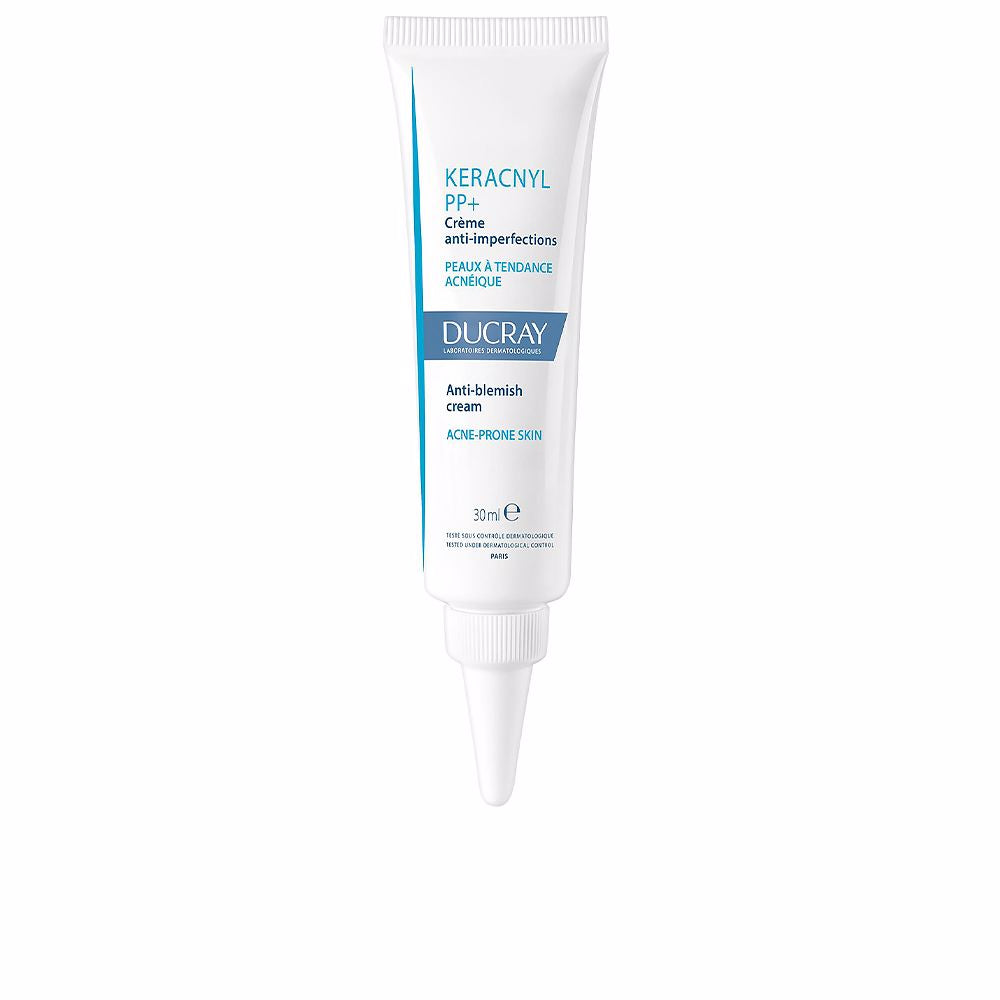 30 ml tube of anti‑blemish face cream with shea and botanical extracts