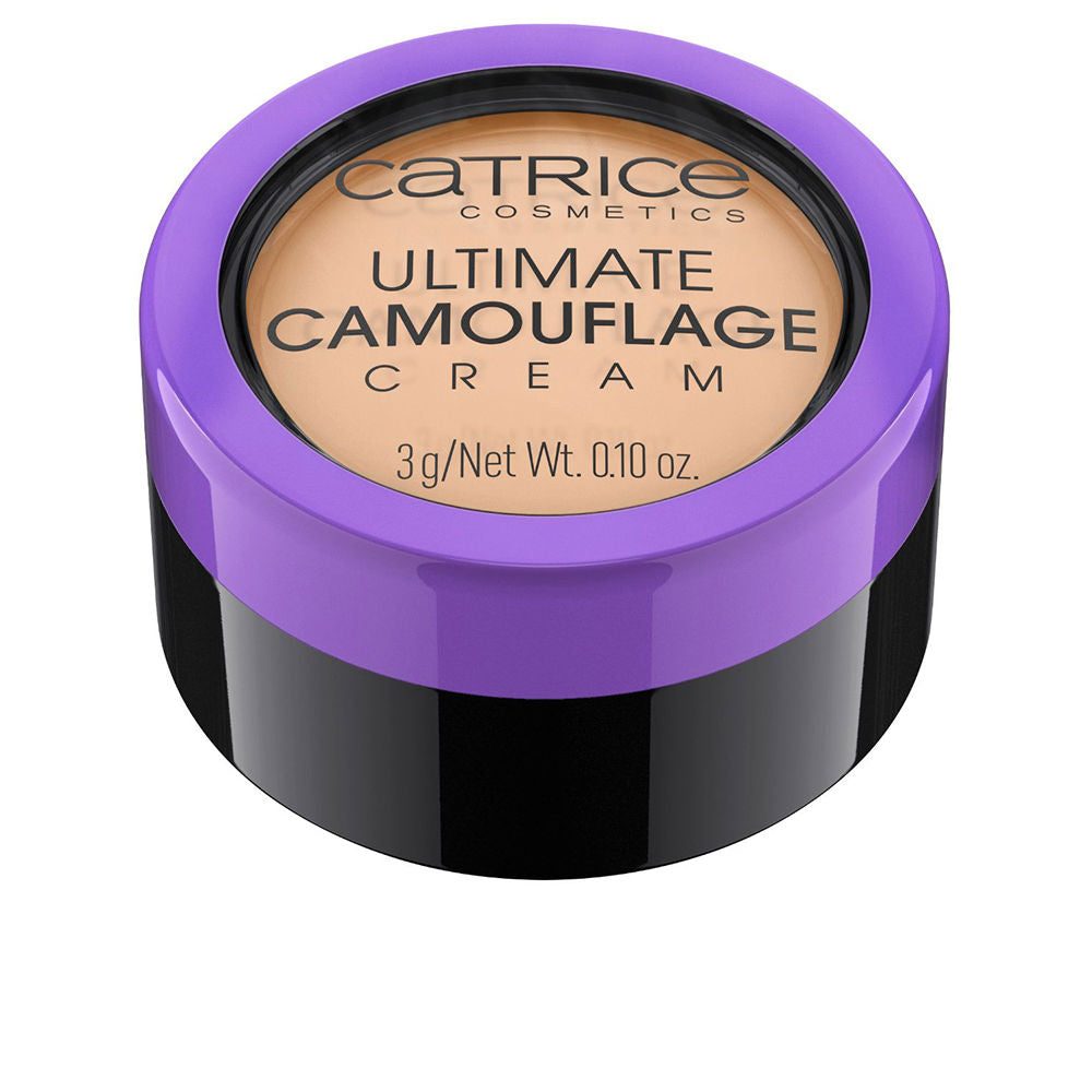 Small purple compact tube of cream camouflage concealer, shade 015W-fair, 3 g