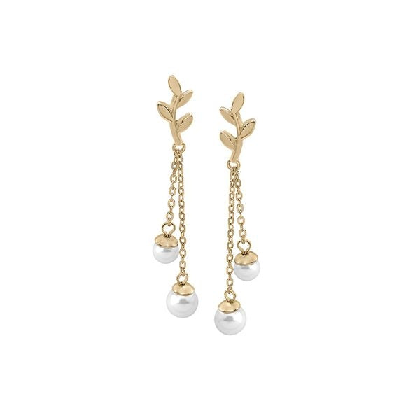 Timeless Elegance Pearl Drop Earrings