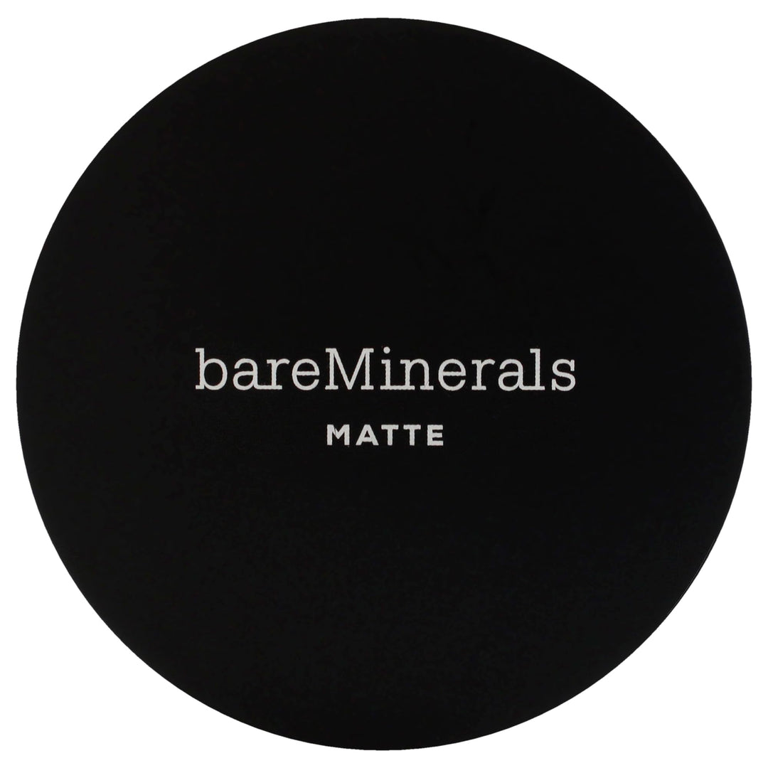 Compact jar of loose matte mineral powder foundation, shade 08 light, 6 g
