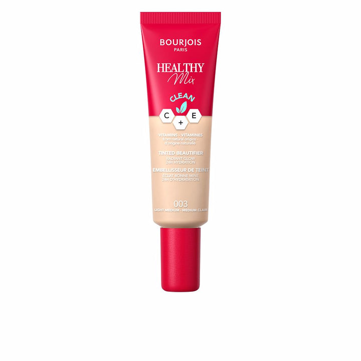 Tube of tinted coconut BB cream, 30 ml, light beige shade