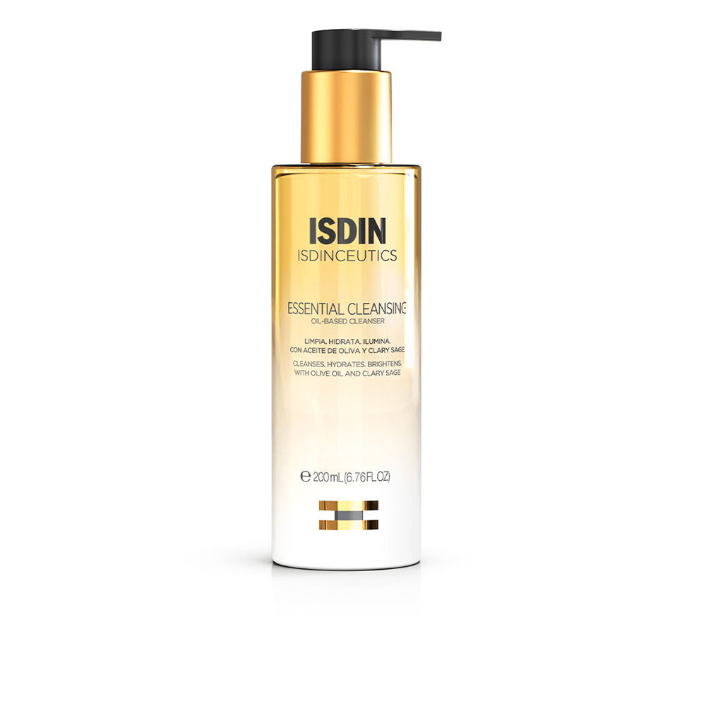 200 ml clear cleanser bottle — oil-to-milk facial cleanser