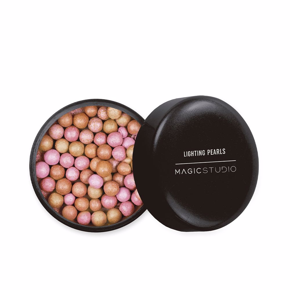 Compact of multi-tonal pearlescent face pearls in round pan, 52 g