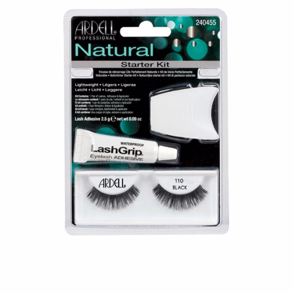 Starter kit with Natural 110 strip lashes and LashGrip adhesive, 2 pieces